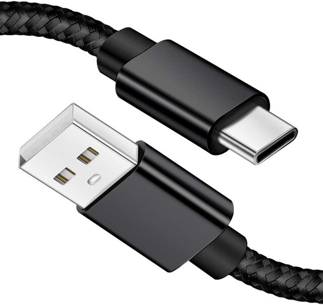 MAXCURY USB Typ C Schnelle Ladung Datum synchronisieren Kabel für Gopro Held5/6/7/8/9 USB C extra Lange 10ft kabel für Gopro Held Gopro Max: schwarz / 1m