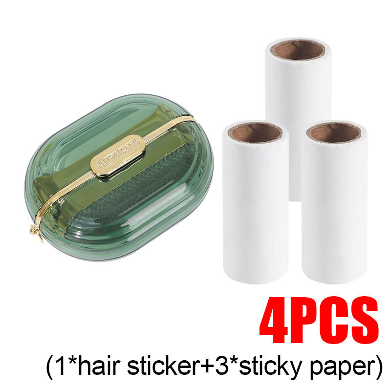 Rollo de papel en forma de lágrima portátil, rodillo adhesivo para quitar el pelo de mascotas, rodillo para pelusas, ropa, cepillo de limpieza de alfombras, Herramientas de limpieza, 1/4 Uds.: YELLOW