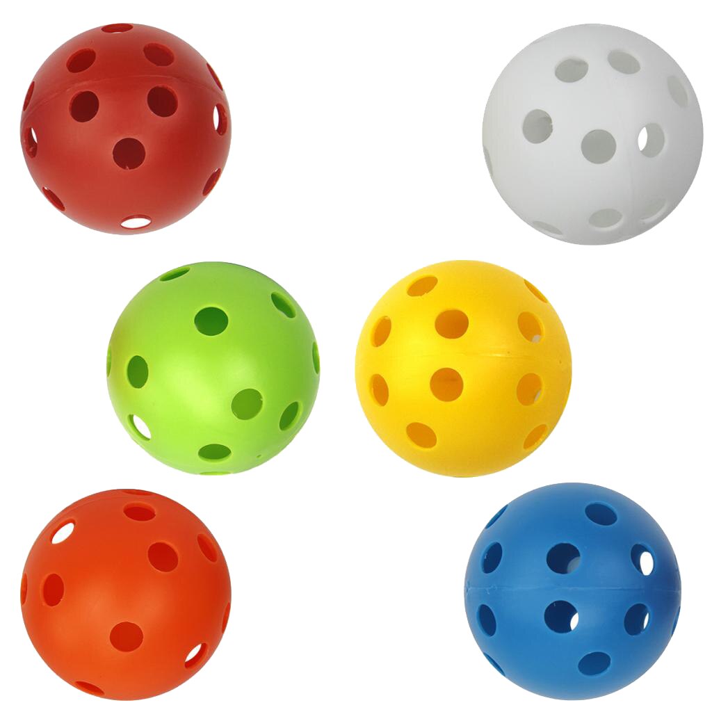 Övningsgolfbollar 6-- pack – lämplig för svingträning, driving range