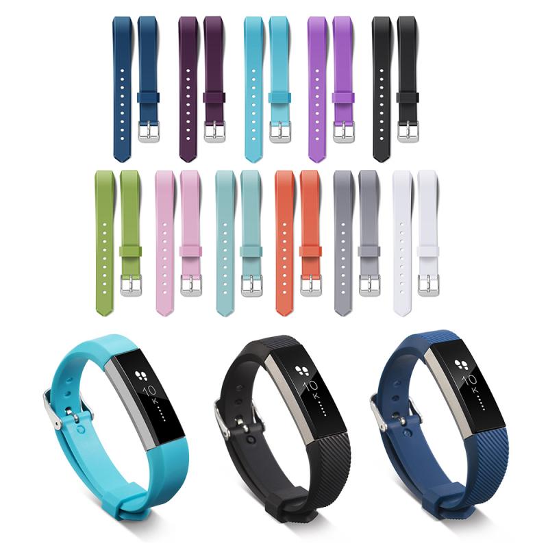 Para fitbit alta pulseira de silicone de luxo pulseira inteligente esportes substituição banda de pulso confortável e macio cinta txtb1