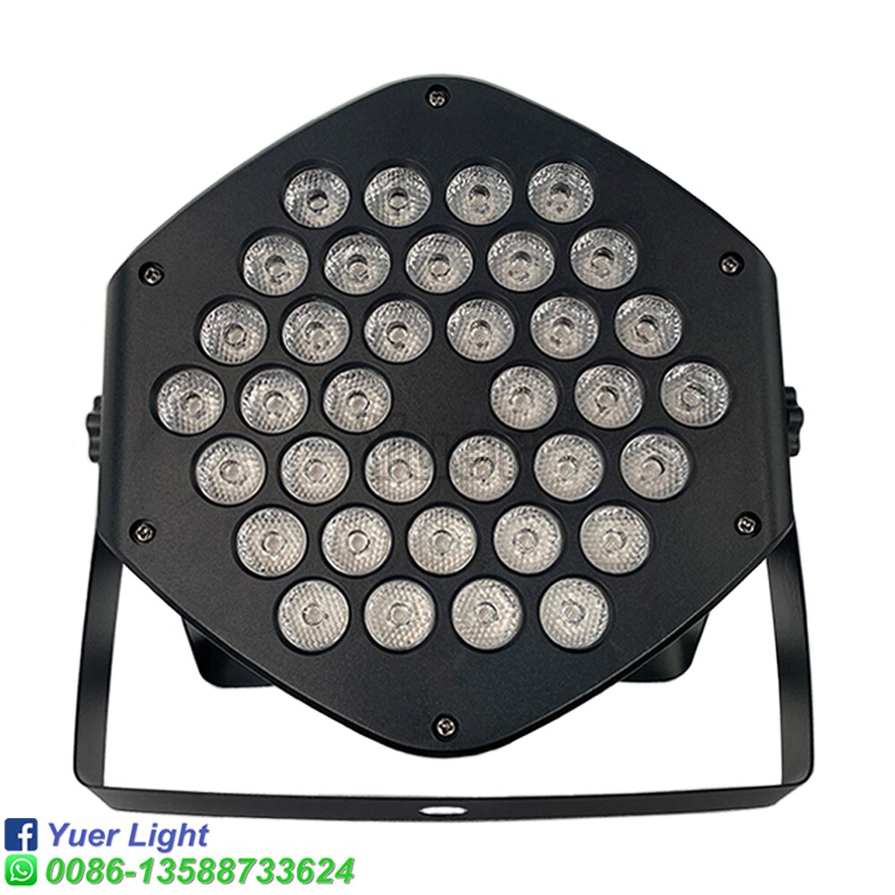 ledet par lys 36 x 3w rgbw strobe lys rgb 3 i 1 ledet dj vask diskotek lys dmx 512 effekt til liten paty parti bar scene belysning