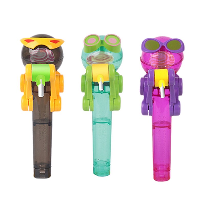 Novelty Toy Funny Lollipop Robot toy Lollipop Holder Decompression candy dustproof toy