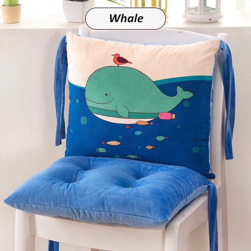 ALWAYSME Baby Kids Children Booster Seats Cushion Highchair Cushion Dinning Room Chair Cushion Mat Living Room Chair Cushion Mat: Whale