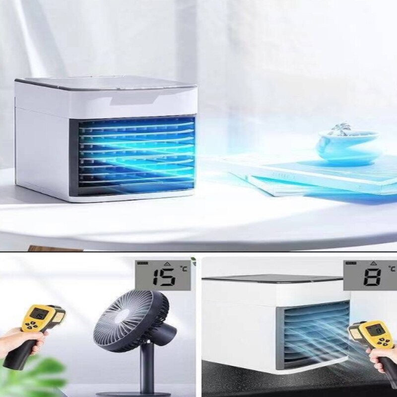 Desktop Desktop Mini Air Cooler Portable Fan USB Car Desktop Air Conditioner Remote Control Function Air Cooler Fan Humidifier