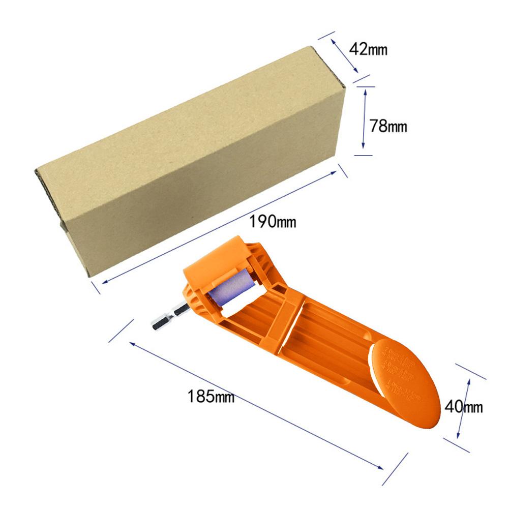2-12.5mm boorbits slijper korund slijpschijf draagbare elektrische gereedschapsset schuurmachine elektrisch gereedschap: Oranje