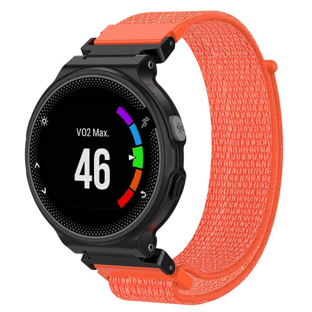 Voor Garmin Forerunner 220 230 235 630 620 735 Smart Horloge Nylon Sport Band Strap Wrist Band Horloge Band: Orange