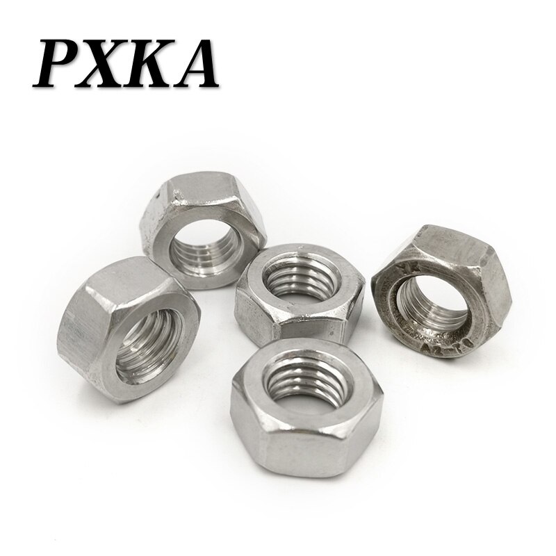 Authentique 316l écrous/écrous hexagonaux en acier inoxydable  m4 m 5 m 6 m 8 m 10 m 12 m 14 m 16 m 18 m 20 m 24