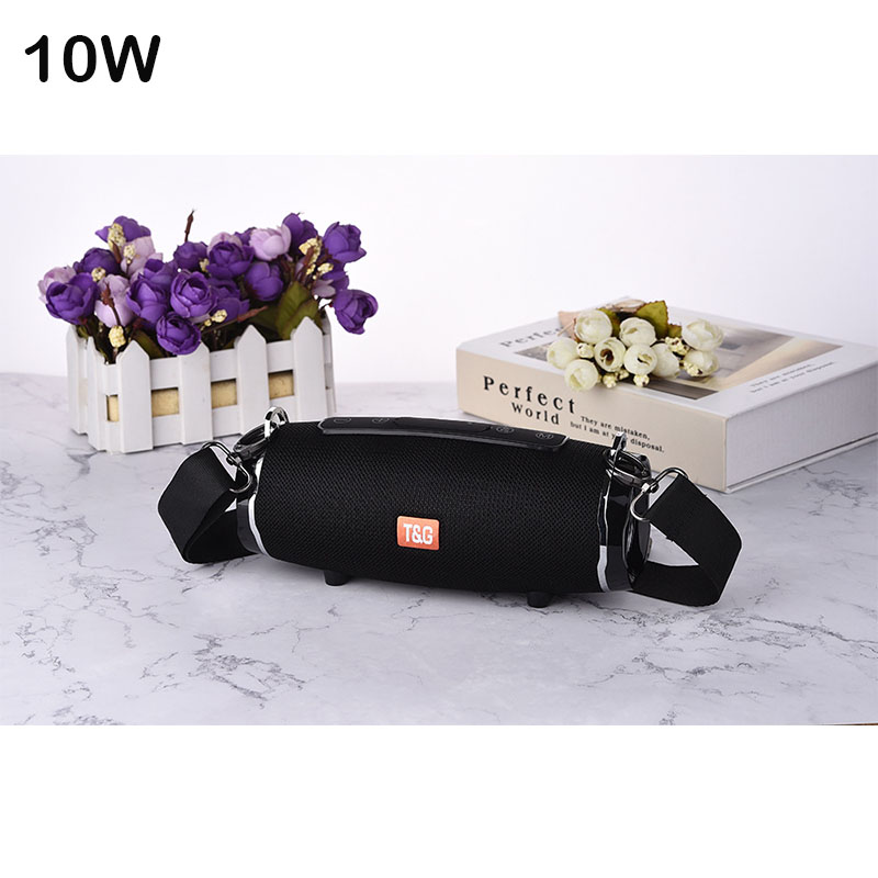 Tg118 caixa de som portátil bluetooth 40w, alto falante, portátil, para computadores, players de música, com rádio fm tf aux aux: TG145C black