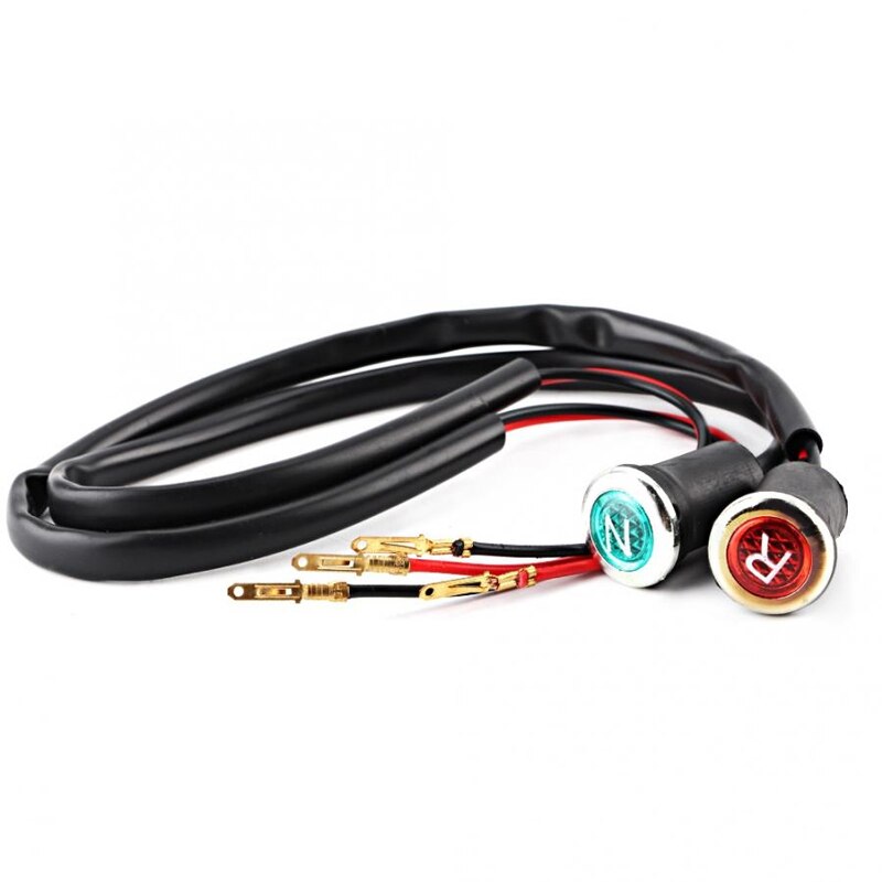 2 Pcs ATV Reverse &amp; Neutral Light Indicator For 90/110/125/150/200/250/300cc ATV Quad Sunl/Taotao/Eagle/Loncin Etc DC 12V