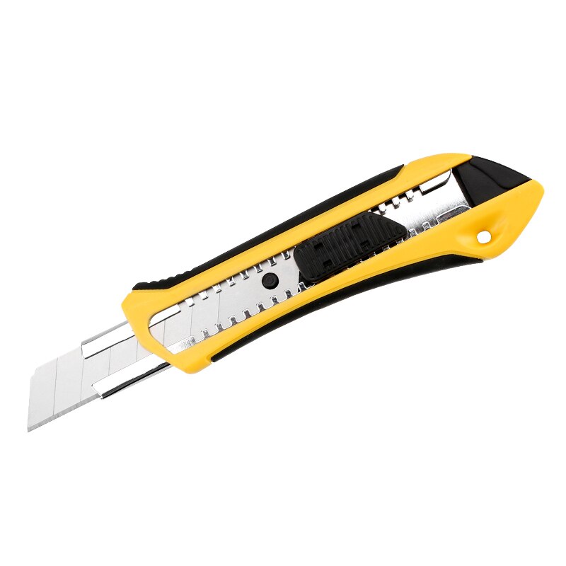 ELECAL Utility knife Stainless steel Blade Snap Off Retractable Paper Box Cutter Screw Slef-lock Non-slip
