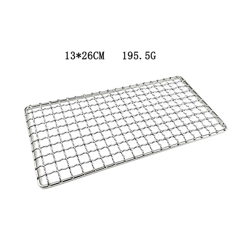 Bushcraft Grill Stainless Steel Outdoor Camping Grill Kitchen Cooking BBQ Rack Campfire Hiking Travel Portable Camping Tool