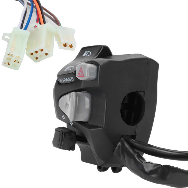 22mm Handlebar Switch Low/High Beam Control Button Replacement for Honda MSX SF 125