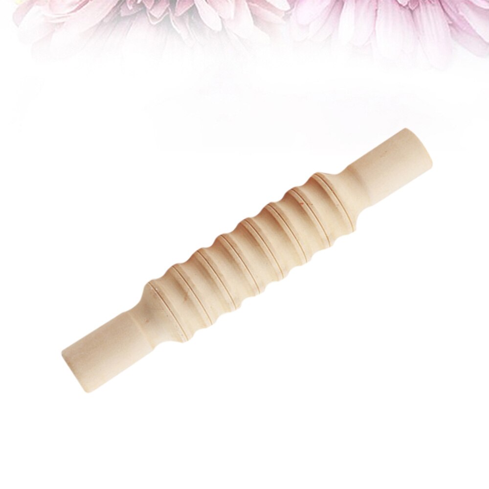 Pottery Clay Roller Clay Rolling Rod Mud Rolling Stick Ceramic Craft Tool (Stripe ): As Shown
