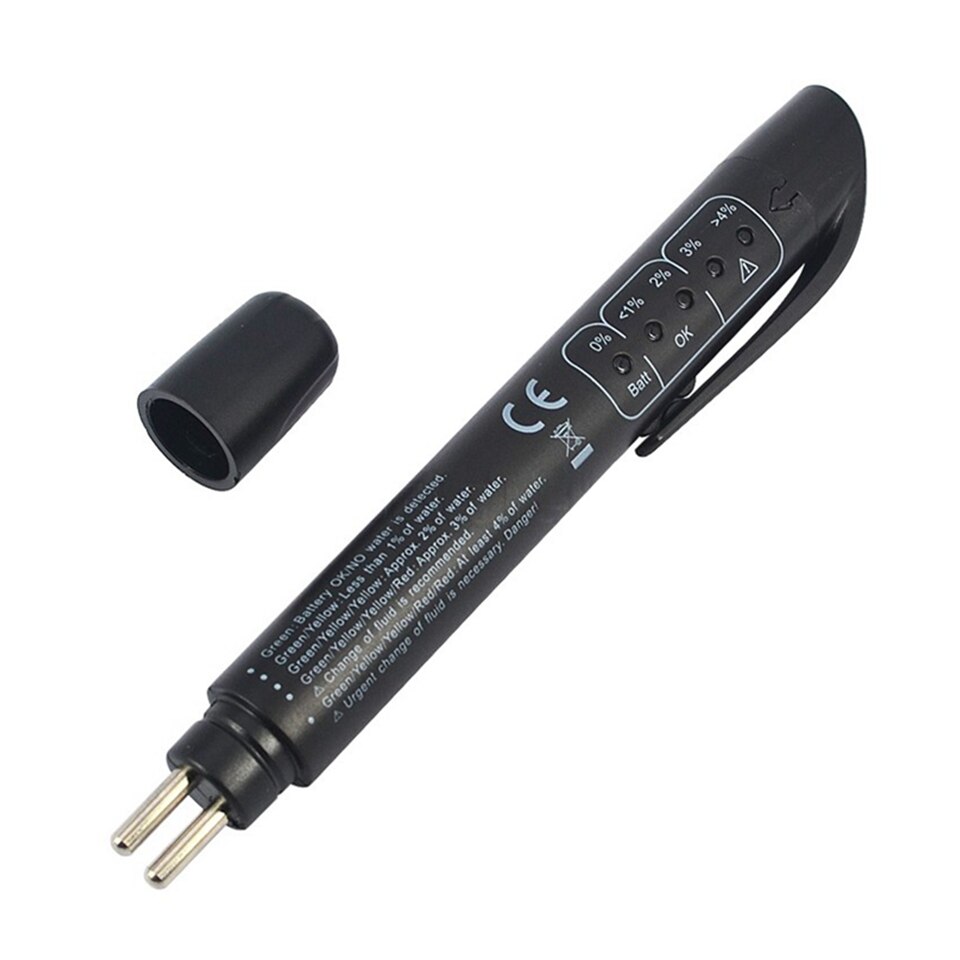 Auto Liquid testing Brake Fluid Tester TPMS 2 IN1 pen 5 LED indicator display mini electronic pen brake fluid tester