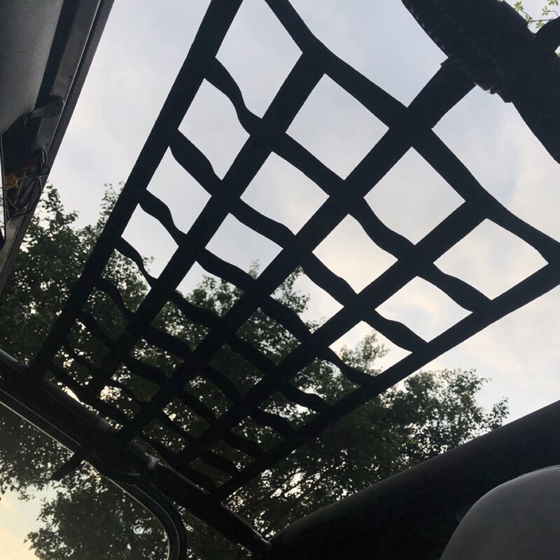 Zwarte Oxford Doek Multifunctionele Ic Sticker Dak Opslag Hangmat Dak Bescherming Netto 4X10 Mesh Geschikt Voor Jeep Wrangler