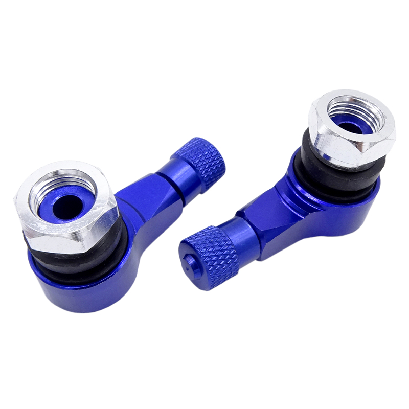 1 para uniwersalny 90 stopni 11.3mm zmodyfikowane motocyklowe nakładki na wentyl Moto ATV skuter opon zawór pnie akcesoria