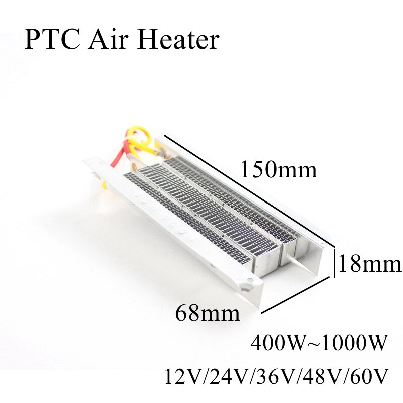 150 x 68 x 18mm 12v 24v 36v 48v 60v 400w 800w 1000w ptc varmelegeme keramisk termistor luftopvarmning mini udendørs varmelegeme induktion akvarium