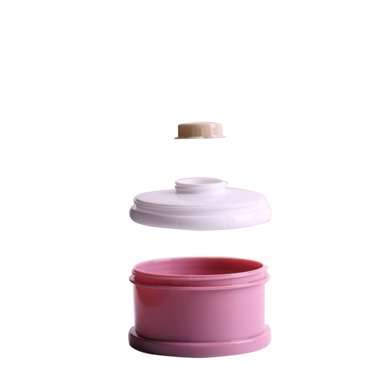 3 cajas de dibujos animados de cereales esenciales de rejilla portátil para almacenamiento de alimentos de bebé para alimentación de leche en polvo contenedor caja práctica