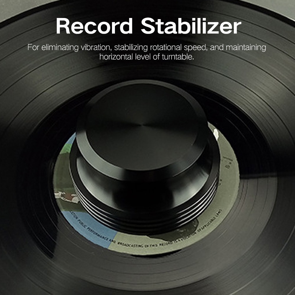 Praktische Metalen Fonograaf Draaitafel Stabilizer Klem Voor Lp Vinyl Record Disc Speler Grammofoon Stabilisator