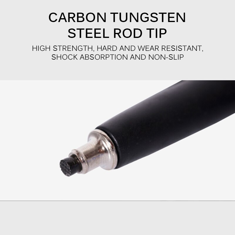 Trekking Stick 5 Sections Cane Short Fiber Lock Folding Rod Walking Trekking Climbing Poles Aluminum Alloy Durable Alpenstock