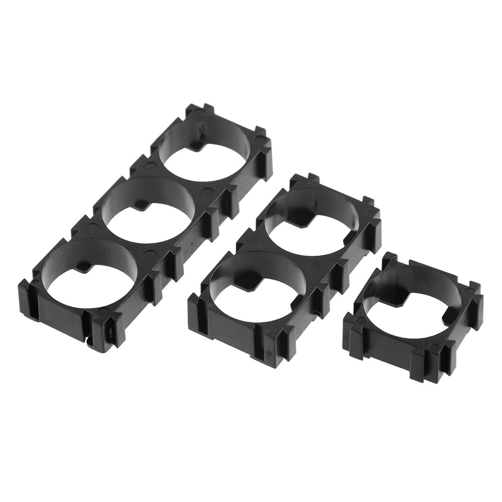 60Pcs 18650 Battery Cell Holder 1P 2P 3P Li-ion Battery Bracket Batteries Pack Fixture Anti Vibration 18650 Cell Holder Case