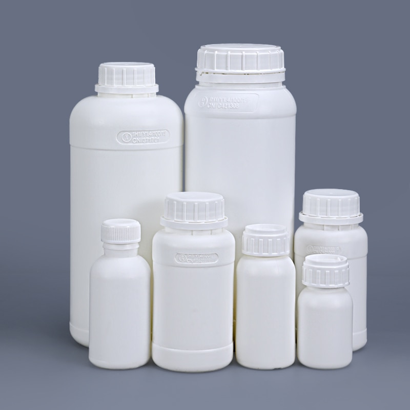 Dikker Plastic Gefluoreerde Flessen Chemische Organische Oplosmiddelen Container 50 Ml, 100 Ml, 200 Ml, 250 Ml, 500 Ml, 1000 Ml