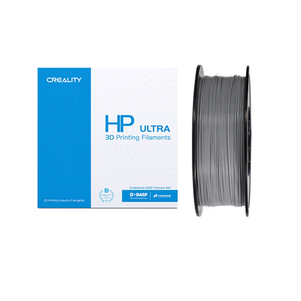 CREALITY Official 3D Printer Filament HP ULTRA PLA Filament 1.75mm 1KG Neat Winding Thiness While Toughness All FDM 3D Printers: Gray