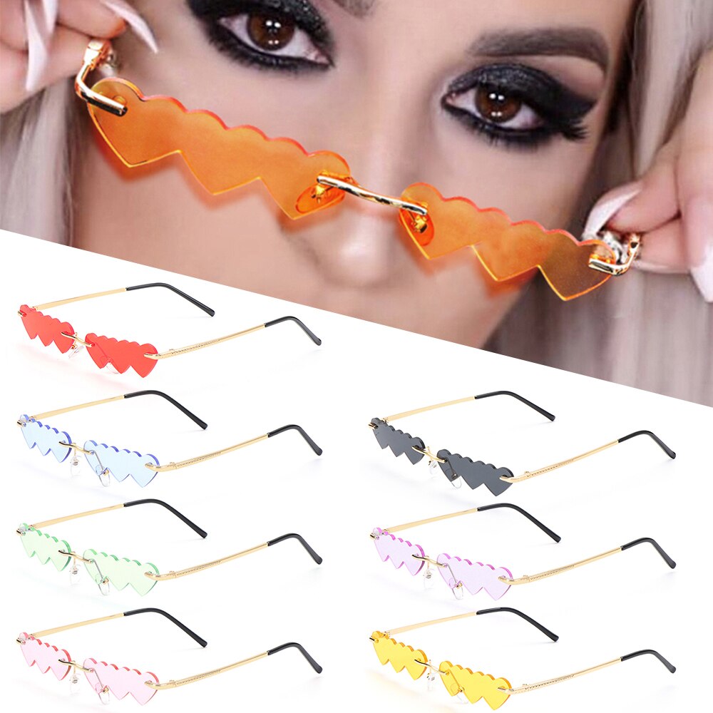1 PC UV400 samochodów Auto okulary przeciwsłoneczne bezramkowe kobiety Vintage Butterfly okulary przeciwsłoneczne Vintage Street Motor pyłoszczelne gradientowe szkła okulary