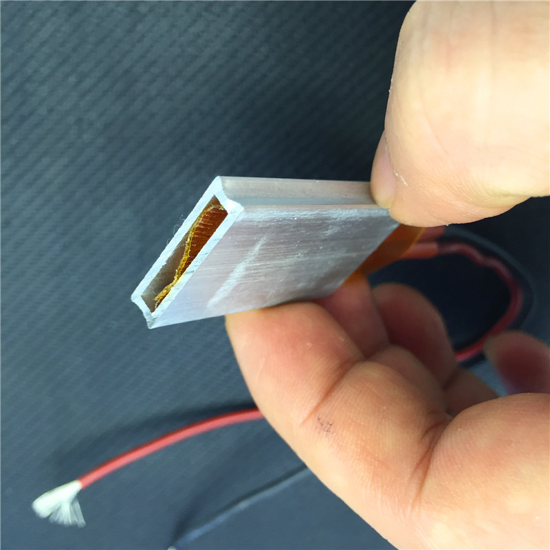 2 stk ptc keramisk varmelegeme termostat 24v aluminium varmeplade tabletter isolering 70 110 220 grader celsius varmeelement