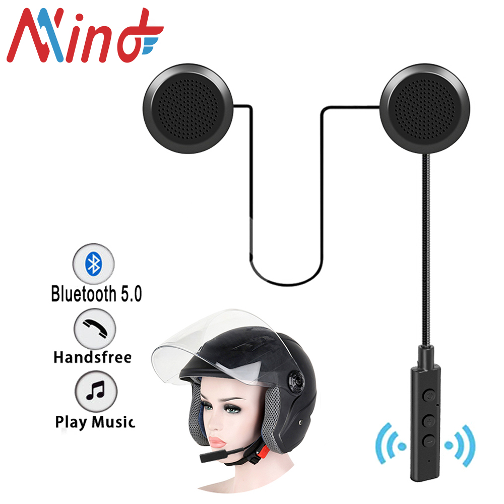 Velev Bluetooth Motorrad Helm Headset BT5.0 Drahtlose Reiten Kopfhörer Anti-störungen Motorrad Freisprecheinrichtung Helm Headsets