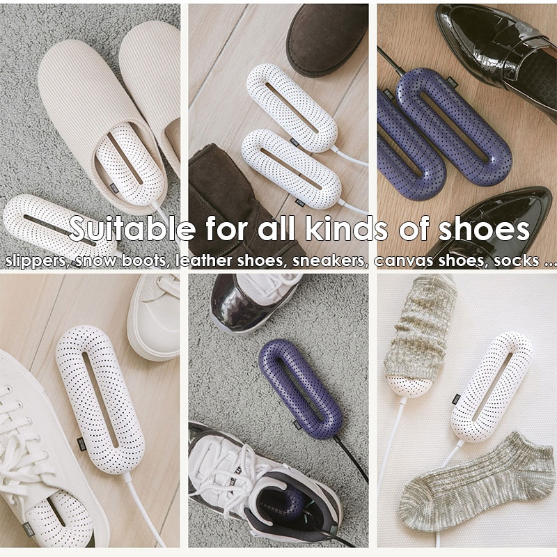 Zero-secador de zapatos eléctrico para el hogar, Mini máquina de secado de zapatos con 3 velocidades, 20W, calefacción PTC, dormitorio, 2 colores