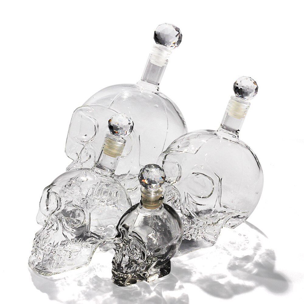 Crystal Skull Gezicht Decanter Flessen Creatieve G... Grandado