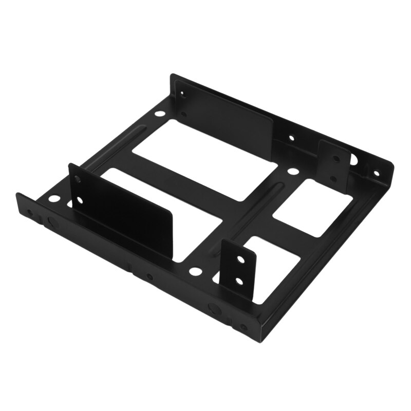 Support de disque dur interne SSD de 2.5 à 3.5 pouces, 2 jeux (câbles de données SATA et d&#39;alimentation inclus)
