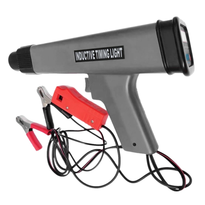 12v biler digital motor timing lys tændings timing strobe lys induktiv timing lampe detektor med led display