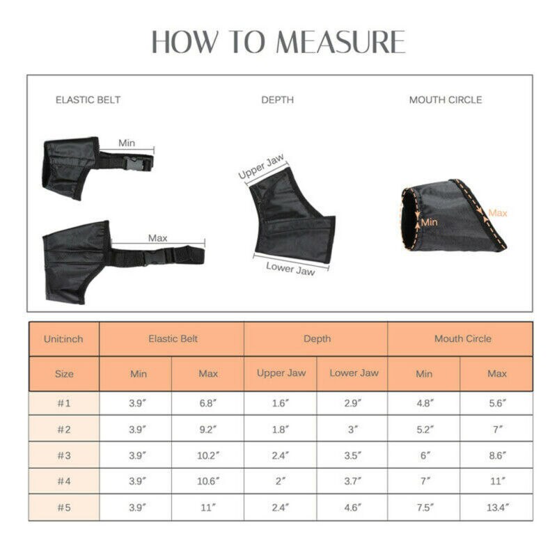 Antiblaf hondenmuilkorf voor kleine en grote honden, verstelbare muilkorven voor honden, nylon bandjes, hondenaccessoires