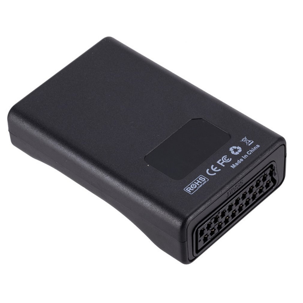 HDMI To Scart Converter Adapter Video Converter High Definition TV Drive-free Plug And Play Signal Converter