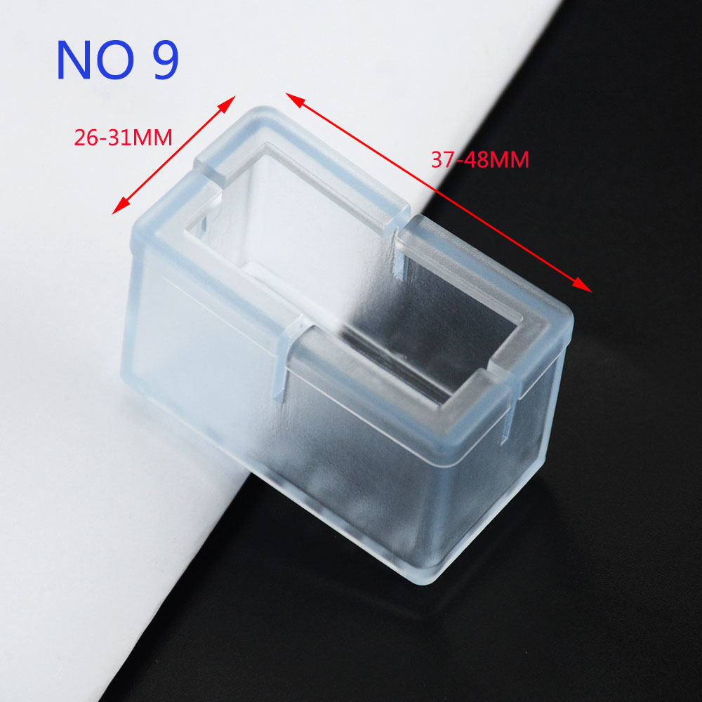 4 Stks/partijen Tafel Stoel Been Mat Siliconen Antislip Stoel Been Caps Voet Bescherming Cover Pads Houten Vloer Protectors 12/24 / 32Pcs: NO.9