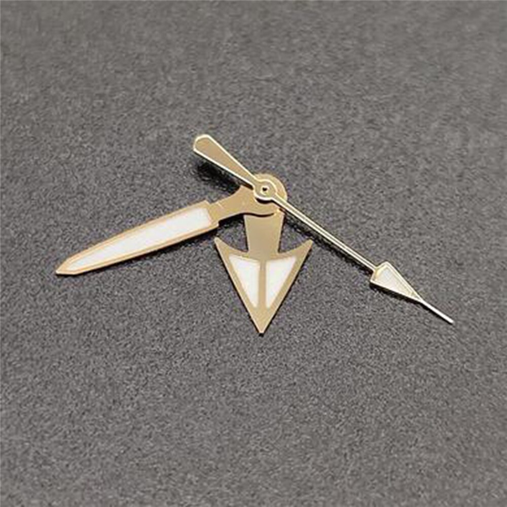 Minimalistischen Uhr Nadel C3 Stark Grün Luminou Uhr Hände für NH35 NH36 4R36 Uhr Bewegung: Gold