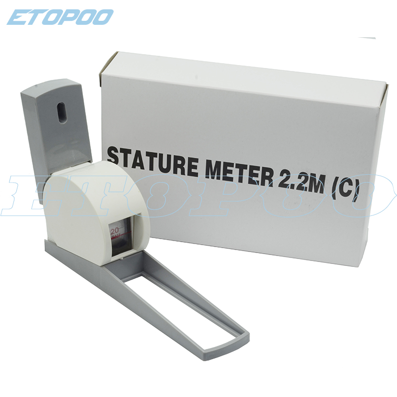 0-220cm witte kleur Hoogte Staaf Wandmontage Schaal Meting 200cm groei heerser hoogte meetlint muur stadiometer
