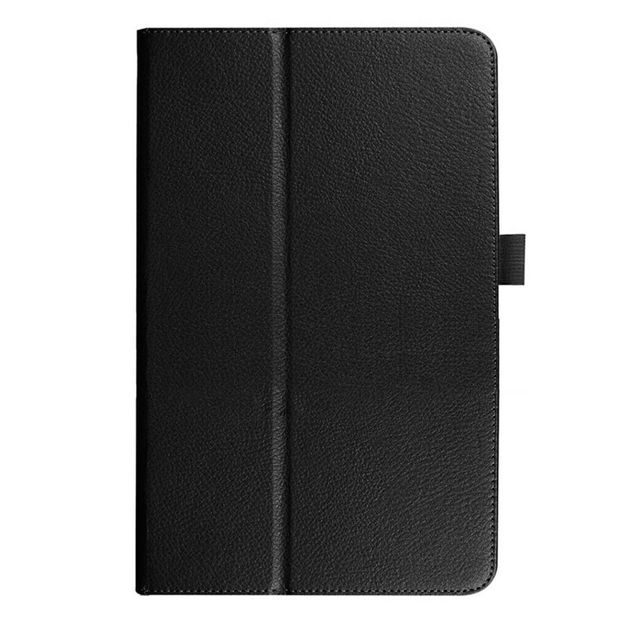 Litchi PU leather case For Samsung Galaxy Tab A 8.0 inch tablet cover SM-T290 T295 T297 Protective Tablet Case +Film+pen: black