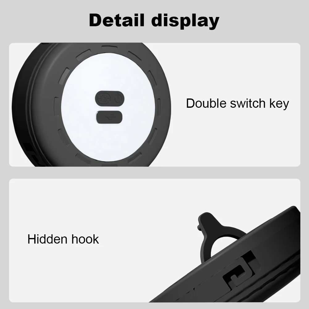 LED Camping Lamp Strip Atmosphere 10M Length IPX6 Waterproof Rechargeable Portable Tent Lantern Outdoor Garden Room Decoration