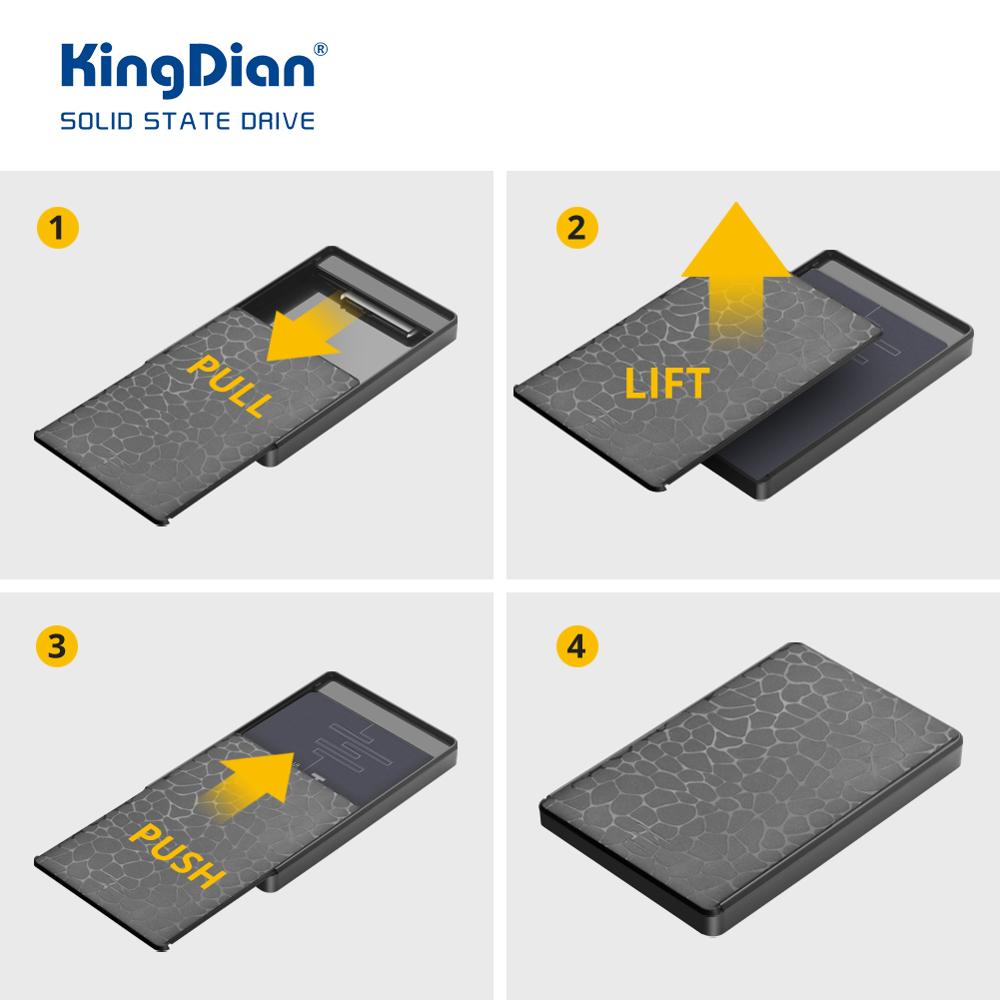 KingDian SSD 120gb 240gb 480gb 1tb External SSD 128gb 256gb 512gb SSD SATA Hard Drive HDD 2.5 ‘’ External Solid State Drives