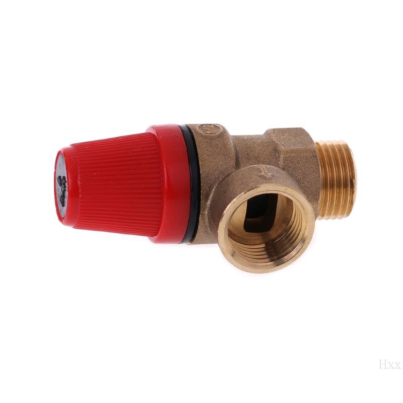 Nova válvula de segurança bronze dreno relief swithch para aquecedor de água solar fio interno e exterior