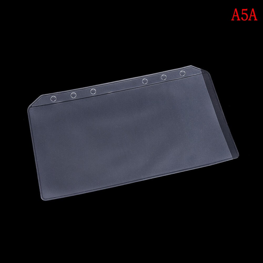 1 st  a5/a6 transparent zip lock kuvert bindemedel ficka påfyllning arrangör brevpapper undersökning kontor skolpapper: A5 a