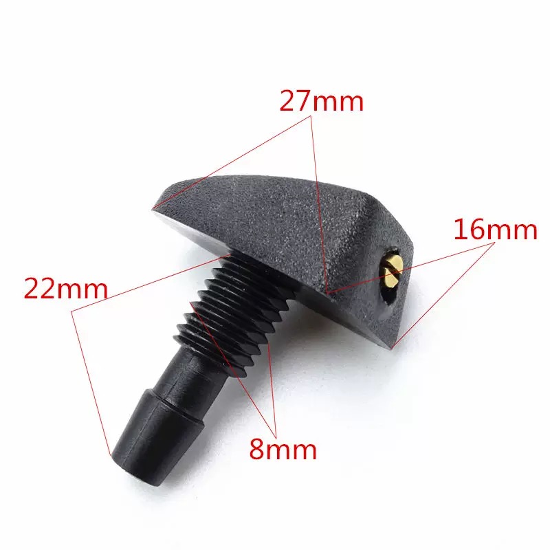 2 teile/satz Auto Universal Frontscheibe Scheiben wischer Düse Jet Sprayer Kits Sprinkler Wasser Lüfter Auslauf Abdeckung Waschmaschine Auslass Einstellung