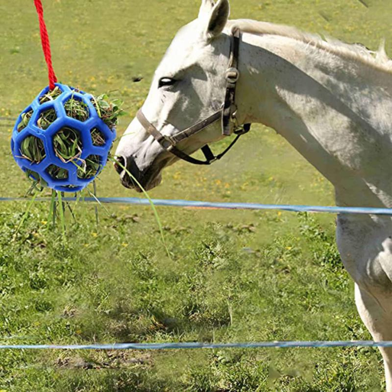 Horse Treat Ball Stable Hanging Hay Feeder Toy Ball Feeding Stretchable TPR Slow Feeder Ball: 02