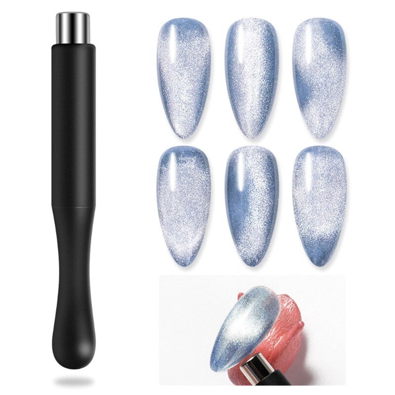 Ongle chat oeil aimant Spar oeil de chat vernis à ongles fantaisie cylindrique aimant puissant outil à ongles