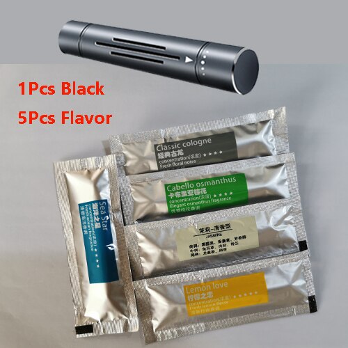 Ambientador de Perfume sólido para Interior de coche, accesorio aromático para Volkswagen Polo 6r 9n VW Golf 7 6 5 Mk4 Mk3 v Gti 8 Jetta Mk6: Black