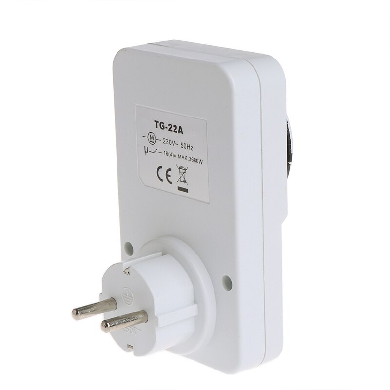 24H Mechanical Electrical EU Plug Program Timer Power Switch Socket Energy Saver 230V