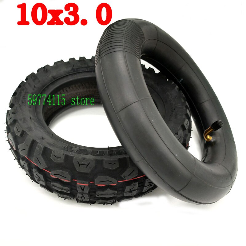 80/65-6 Tire 10x3.0 Tyre Inner Tube for 10 Inch Folding Electric Scooter ZERO 10X Dualtron KUGOO M4 Thickened Widened Tires: 10x3.00